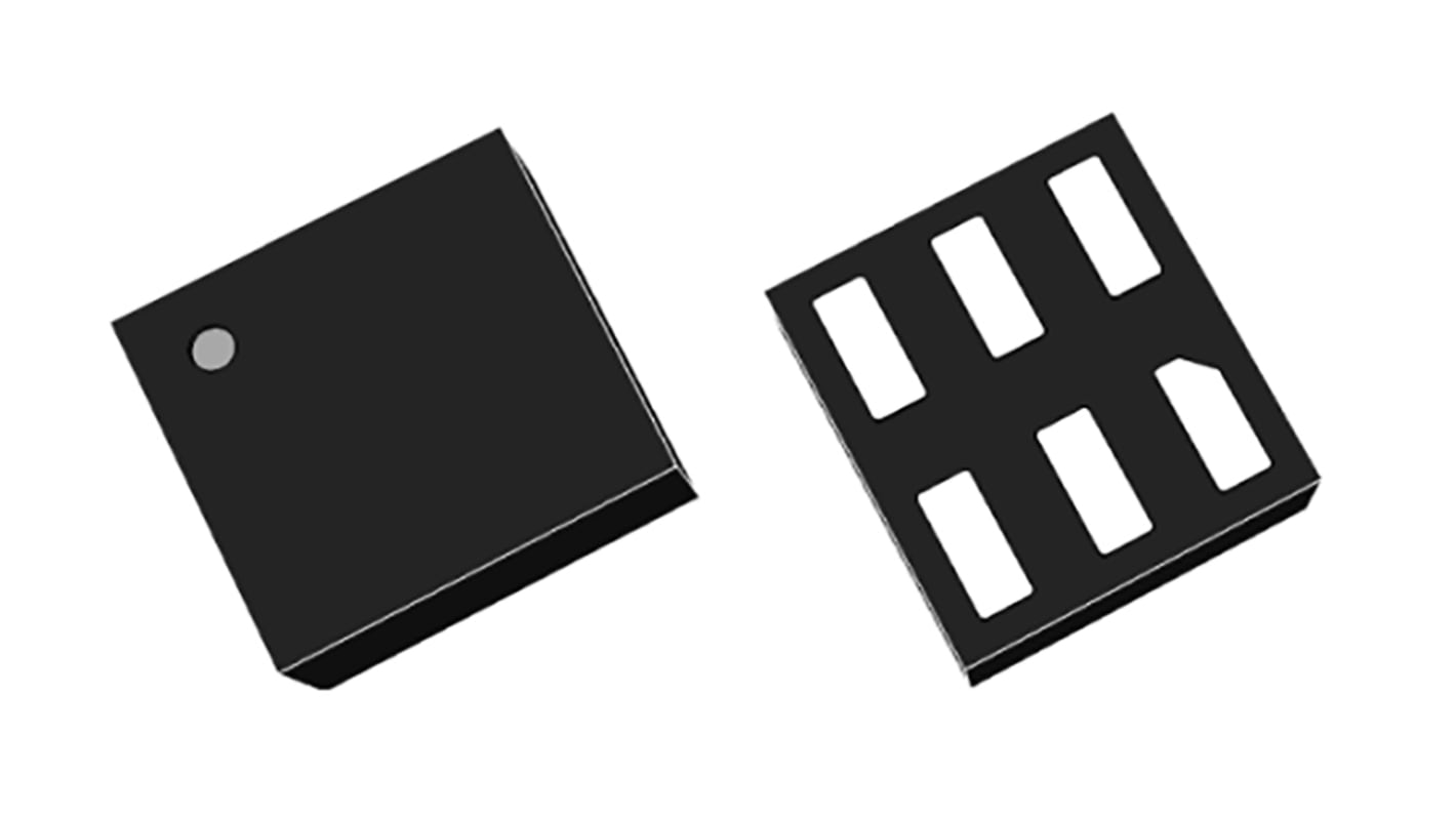 STMicroelectronics LDO稳压芯片, 3.3 V输出, 500mA最大输出, 单路输出, DFN, 6针, 贴片安装, -40°C→+125 °C