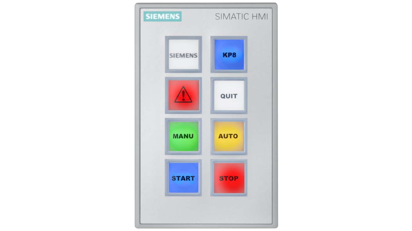 Siemens HMI键盘面板, 2个端口, 28.8 V, IP20，IP65, SIMATIC系列