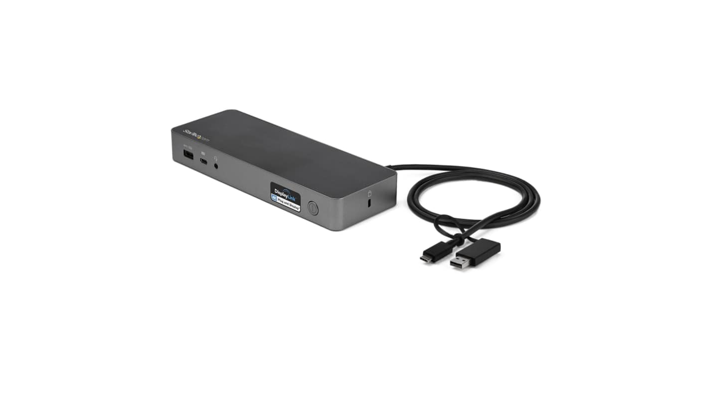 StarTech.com Dual Monitor 4K Docking Station with DisplayPort - 4 x USB ports, USB C