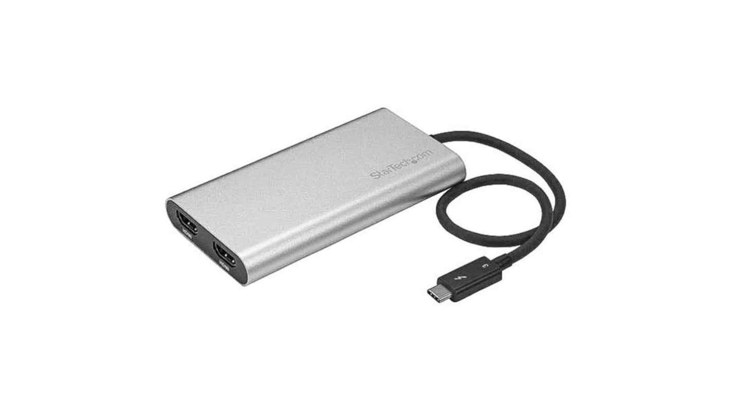 StarTech.com 2 port HDMI Adapter, 254mm Length - 3840 x 2160 Maximum Resolution