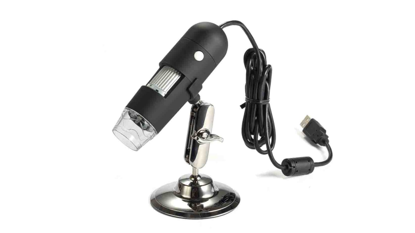 RS PRO USB  Digital Microscope, 2M pixels, 20 → 200X Magnification