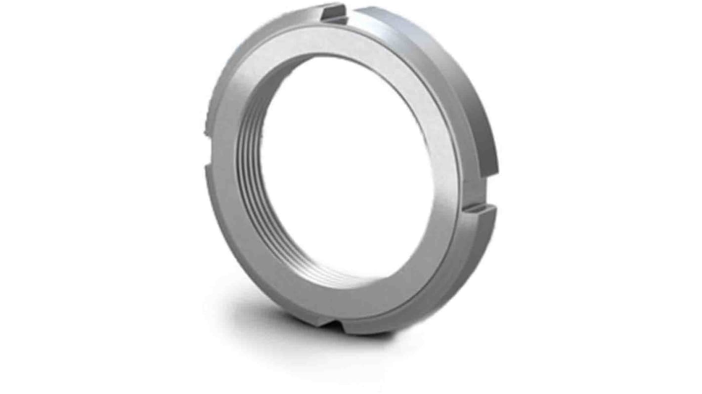 RS PRO, Plain Steel Lock Nut, M25