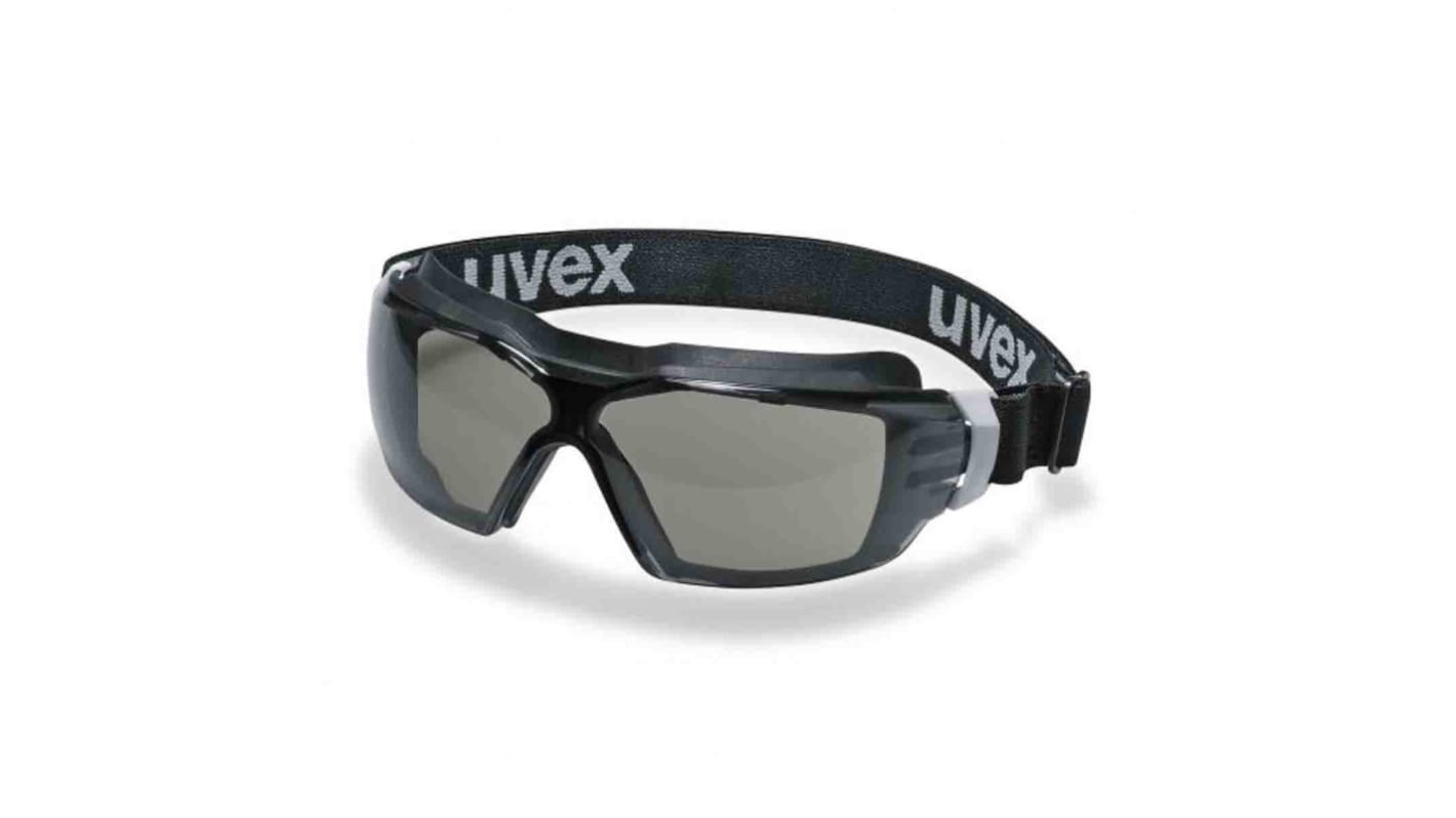 Uvex Pheos cx2 sonic, Scratch Resistant Anti-Mist Safety Goggles with Grey Lenses