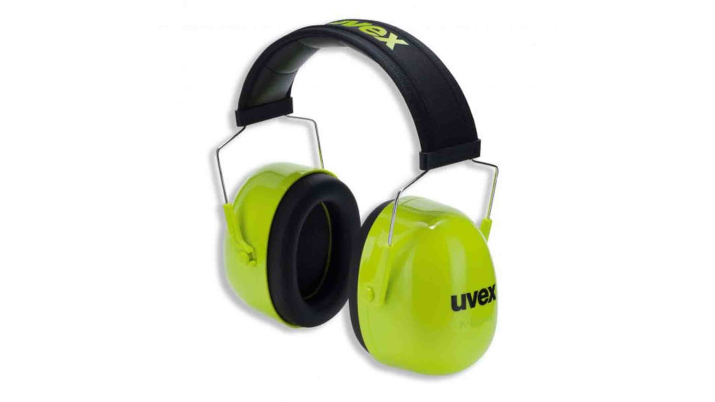 uvex Uvex K Ear Defender with Headband, 35dB, Black, Yellow