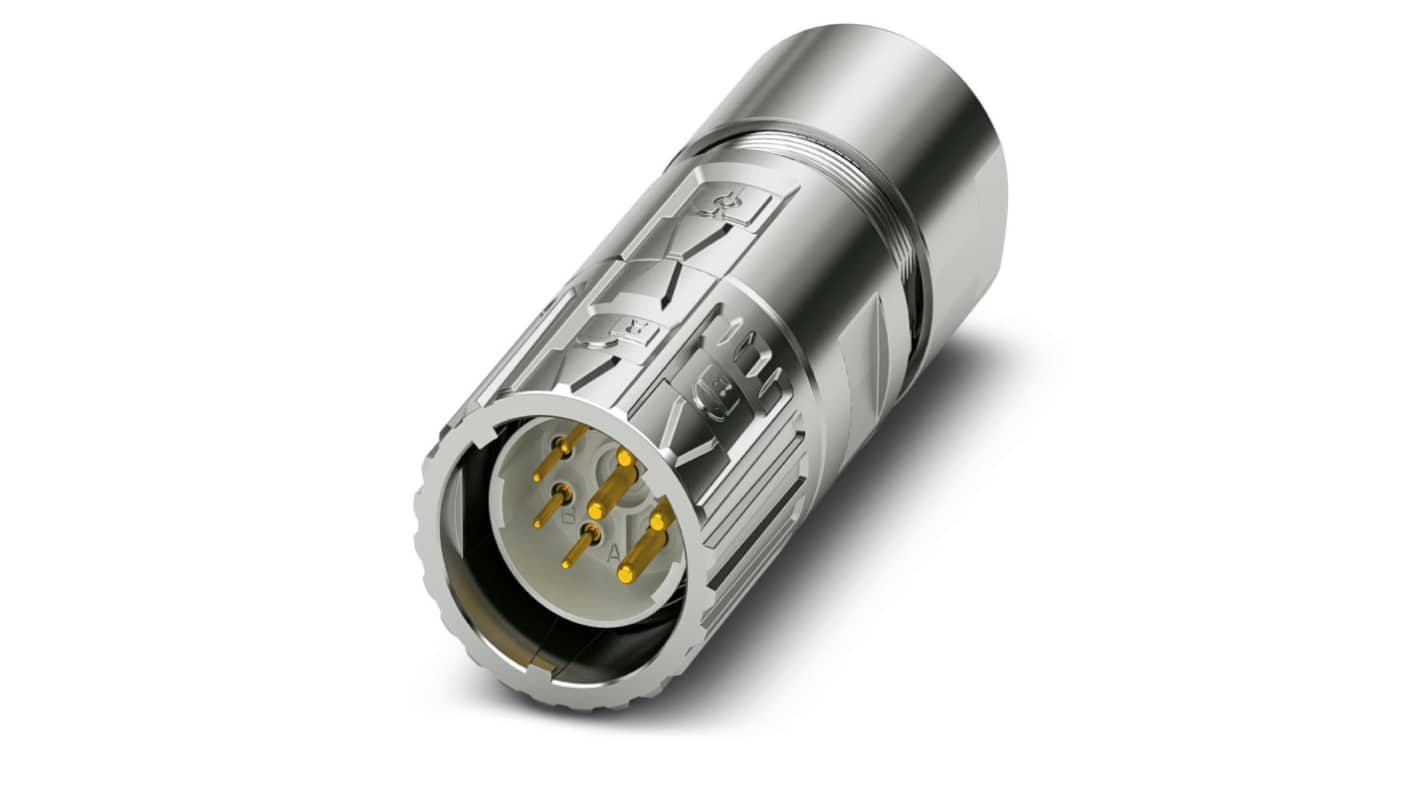 Phoenix Contact Circular Connector, 8 Contacts, Cable Mount, M23 Connector, Plug, M23 PRO Series