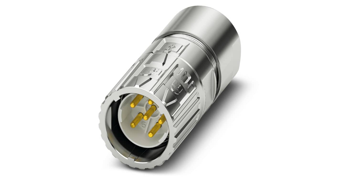 Phoenix Contact Circular Connector, 8 Contacts, Cable Mount, M23 Connector, Plug, M23 PRO Series