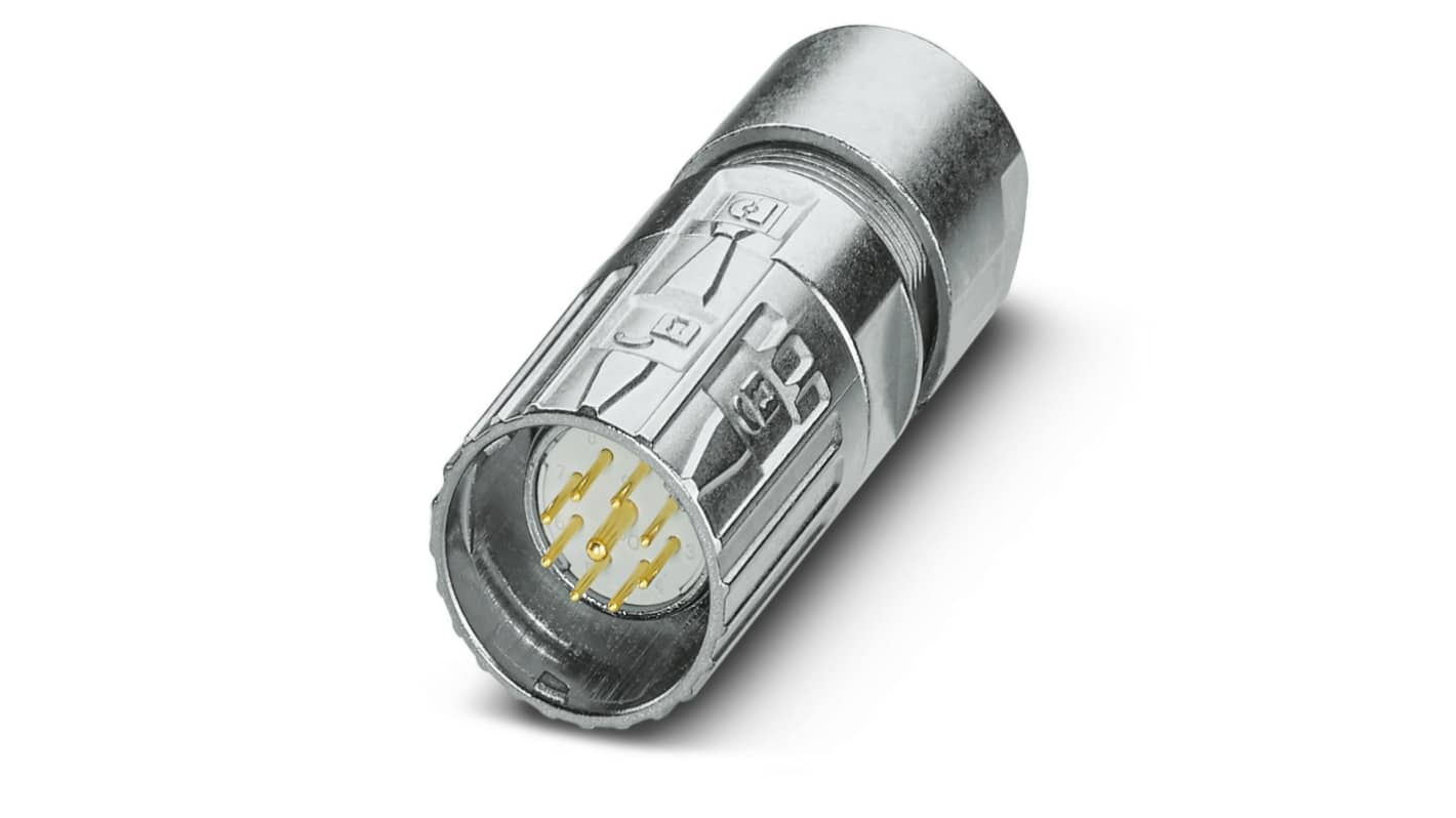 Phoenix Contact Circular Connector, 8 Contacts, Cable Mount, M23 Connector, Plug, M23 PRO Series