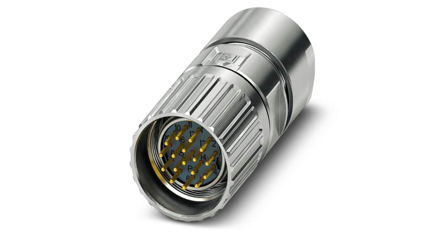 Phoenix Contact Circular Connector, 8 Contacts, Cable Mount, M23 Connector, Plug, M23 PRO Series