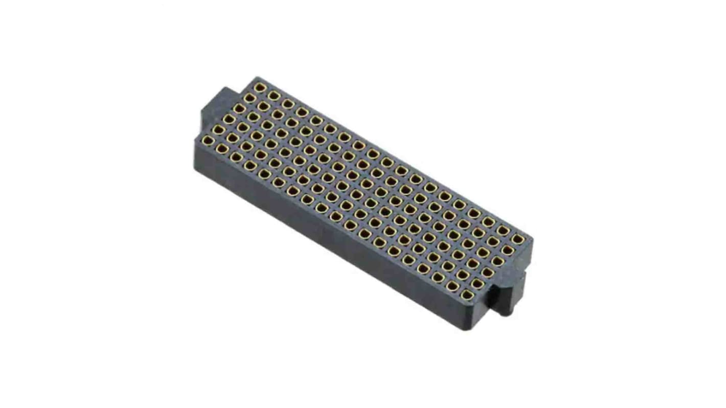 Conector hembra para PCB Samtec serie ASP ASP, de 116 vías en 19 filas, paso 1.27mm, Encaje a Presión, para soldar