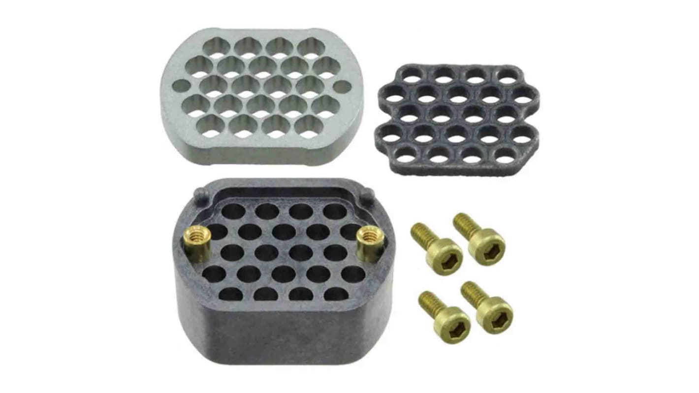 Samtec BAR Series Straight PCB Mount PCB Socket, 22-Contact, 5-Row, 0.633mm Pitch, Solder Termination