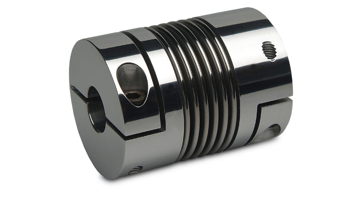 Huco Bellows Coupling, 56mm Outside Diameter, 28mm Bore, 65mm Length Coupler