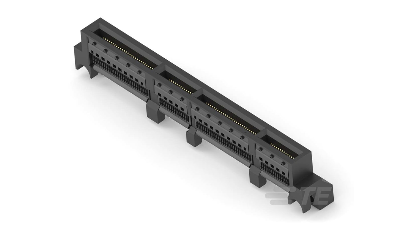 TE Connectivity Sliver Series Female Edge Connector, 84-Contacts, 0.6mm Pitch, 2-Row