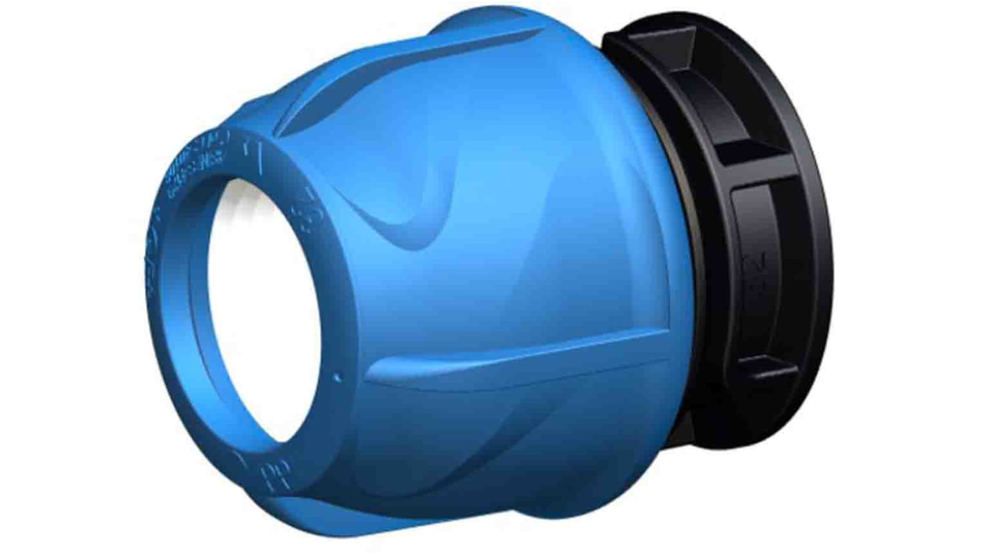 Georg Fischer Plastic Pipe Fitting, Straight End Cap, 25mm