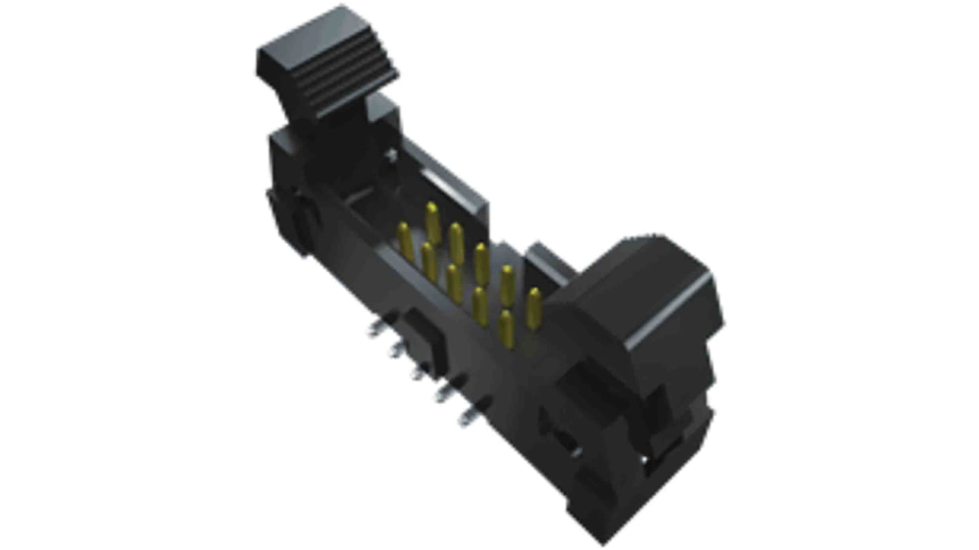 Samtec 20-Way PCB Header Plug for  Through Hole Mount, 2-Row