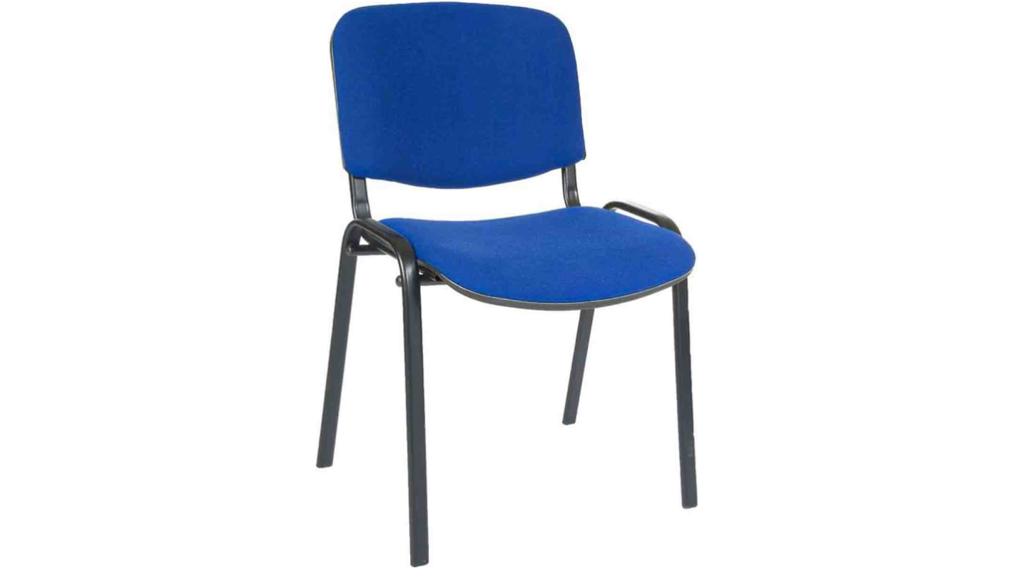 RS PRO Blue Fabric Stacking Chair, 140kg Weight Capacity