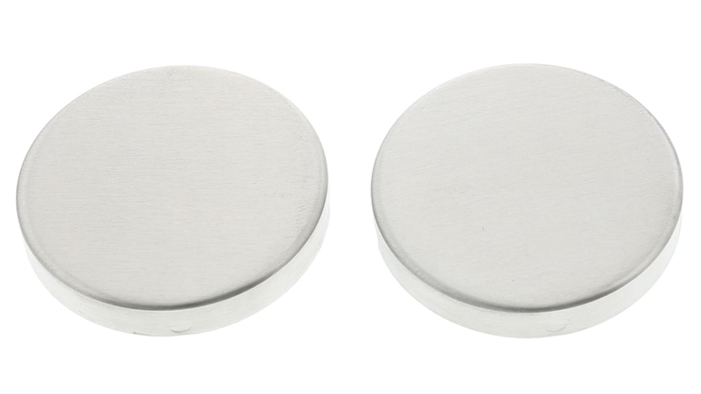 Bocchetta tonda cieca in Acciaio inox Briton x 52mm