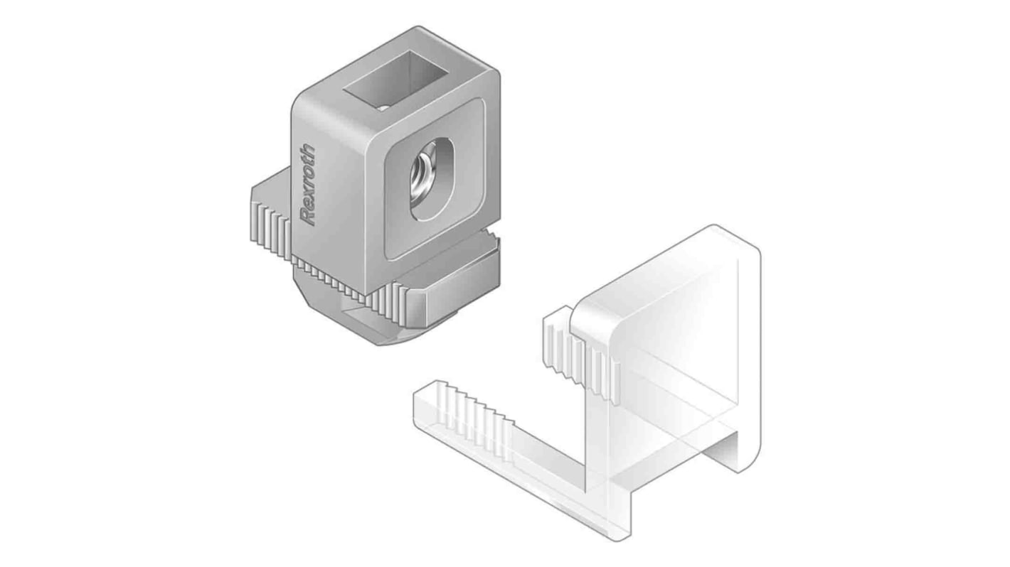 Bosch Rexroth PP Variofix Block, MGE, 10mm Slot, 30 mm, 40 mm, 45 mm, 50 mm, 60 mm Strut Profile