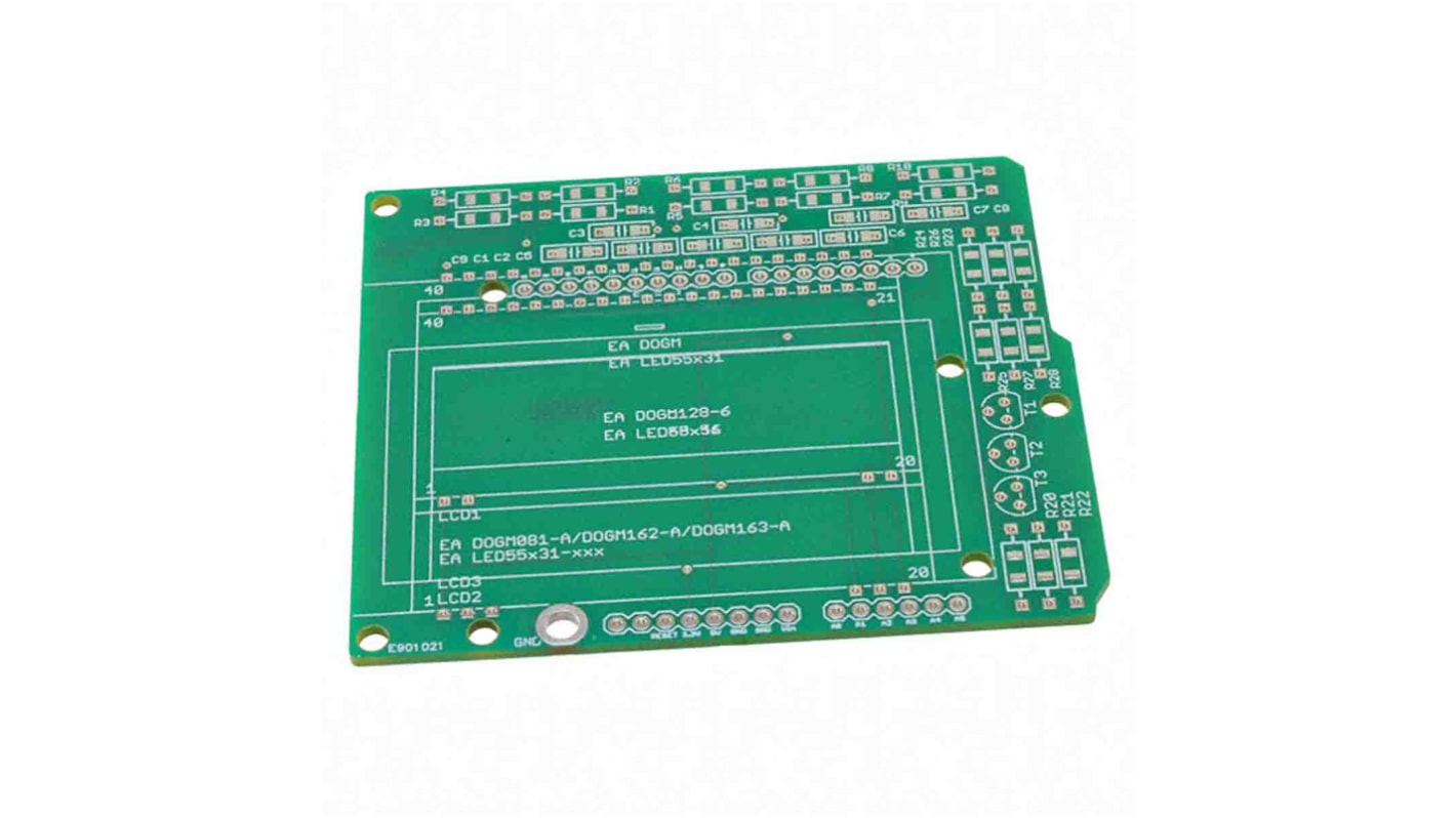 Display Visions 开发套件配件, 用于arduino 板、 dog 显示屏