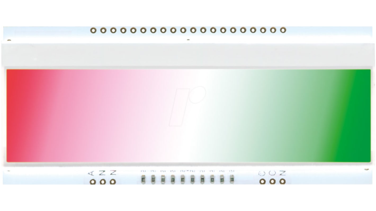 Display Visions LED背光源, 绿色， 红色， 白色光, 94 x 40mm, EA DOGS104x-A系列