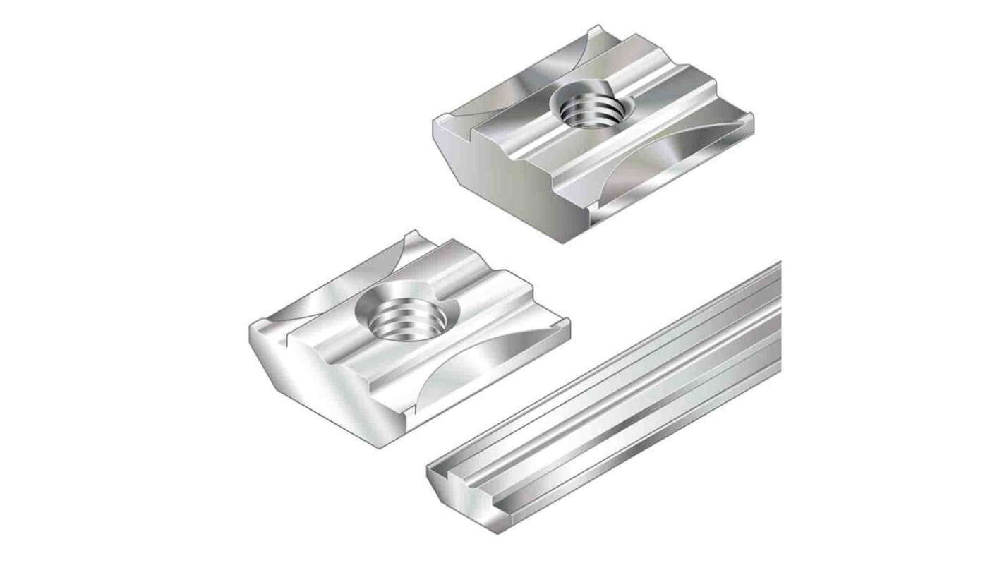 Część łącząca Klocek szlifierski Rozmiar rowka 6mm Bosch Rexroth Element mocowania i łączenia Rozmiar gwintu M4