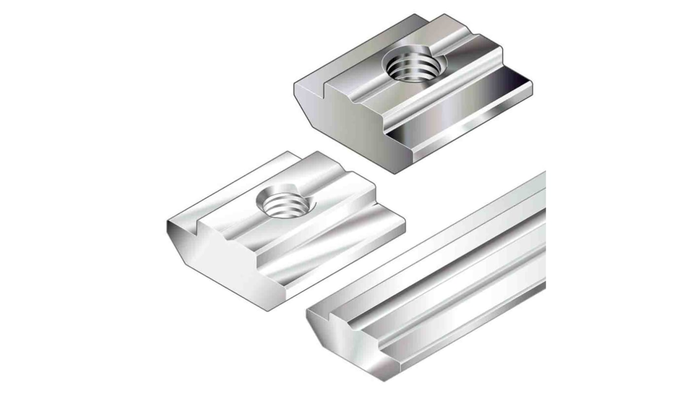Część łącząca Klocek szlifierski Rozmiar rowka 8mm Bosch Rexroth Element mocowania i łączenia Rozmiar gwintu M4