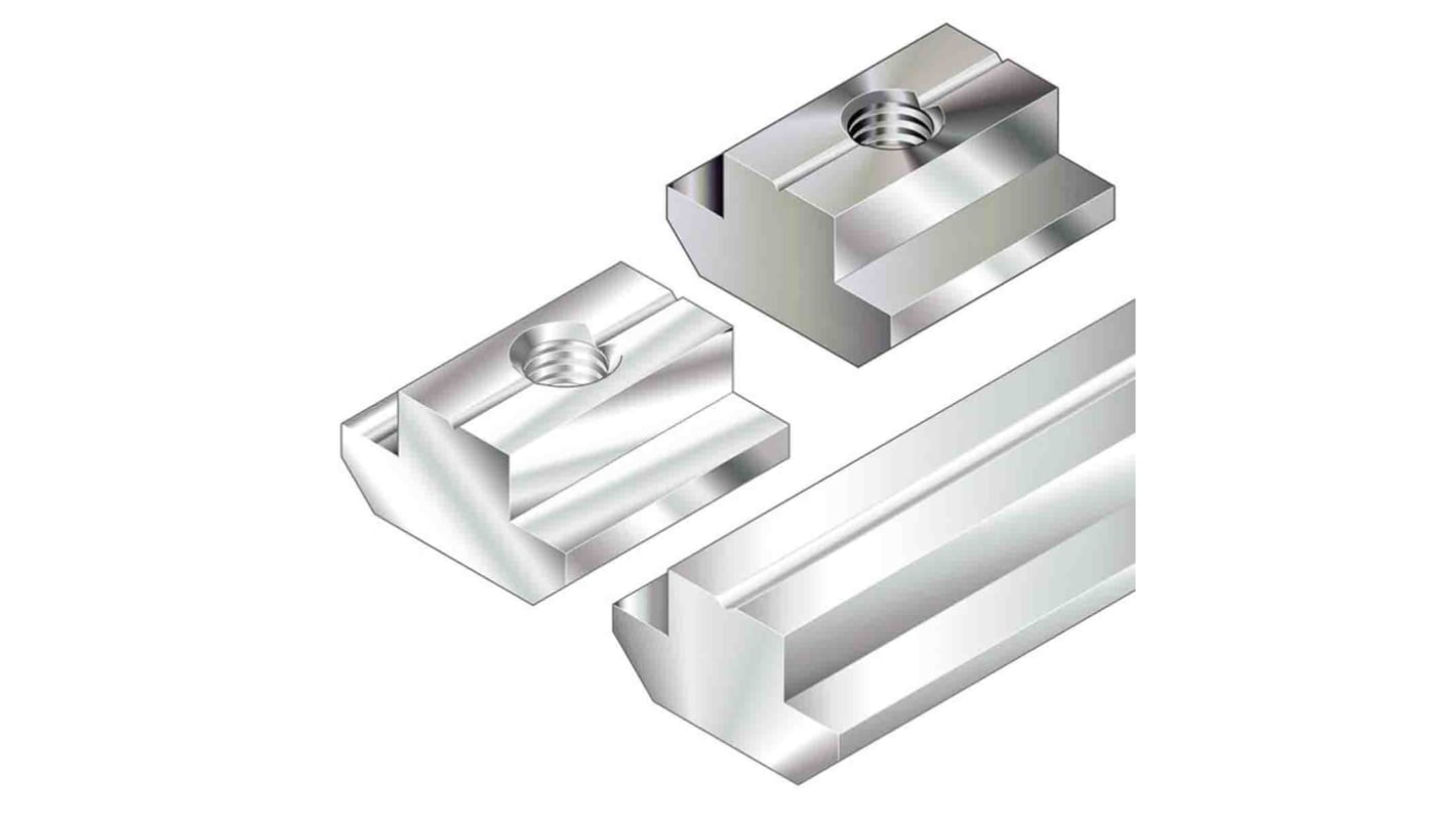 Część łącząca Klocek szlifierski Rozmiar rowka 10mm Bosch Rexroth Element mocowania i łączenia Rozmiar gwintu M6