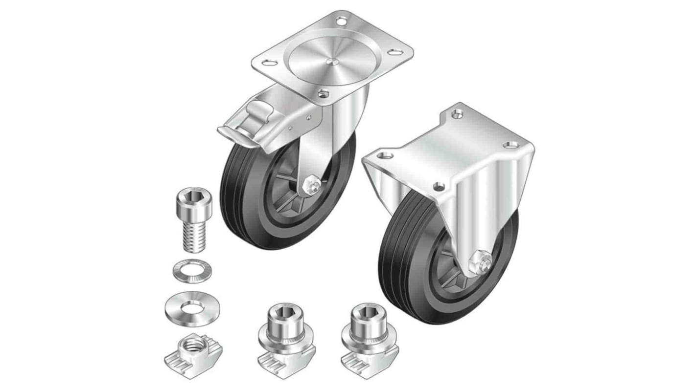 Bosch Rexroth Roller Fastening Kit, Connecting Component, Strut Profile 40 mm, 45 mm, 50 mm, 60 mm, Groove Size 10mm