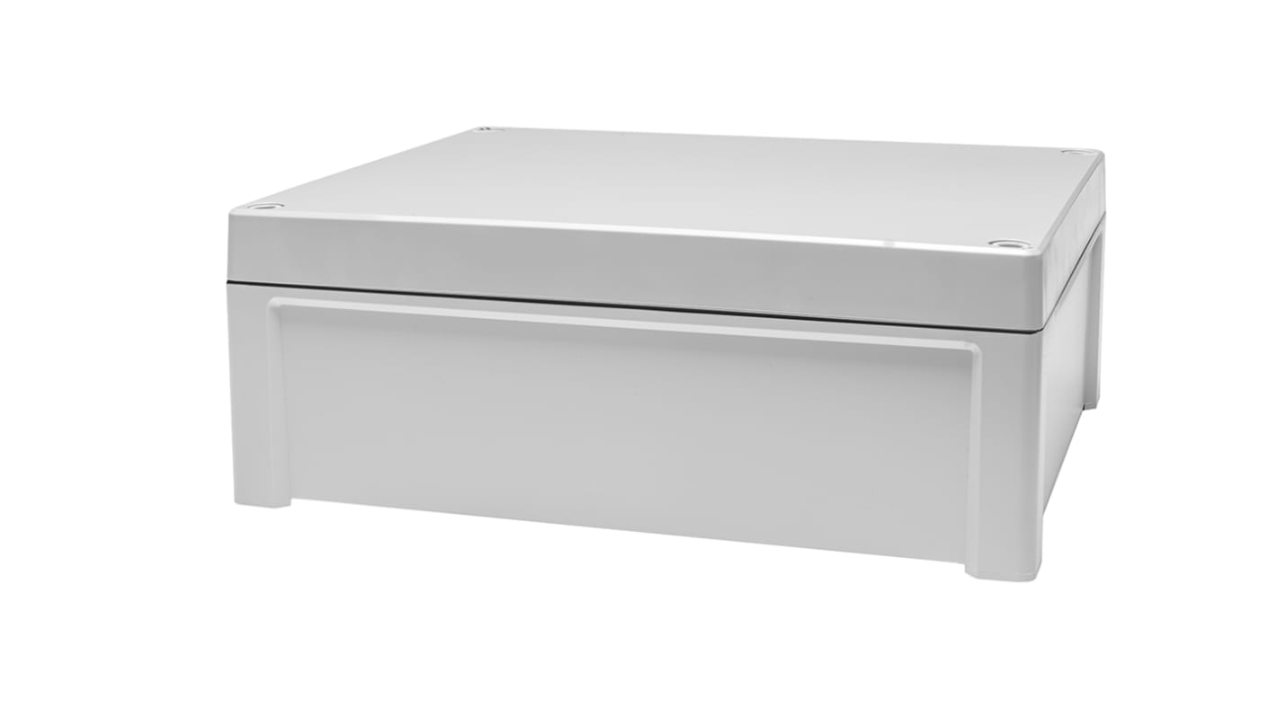 Boîtier à usage général RS PRO en Polycarbonate, 289 x 239 x 107mm, Gris IP65