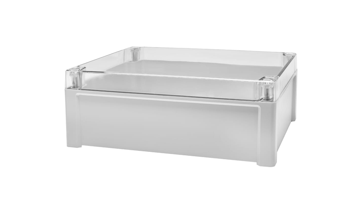 Caja de uso general RS PRO de Policarbonato Gris, 289 x 239 x 107mm, IP65