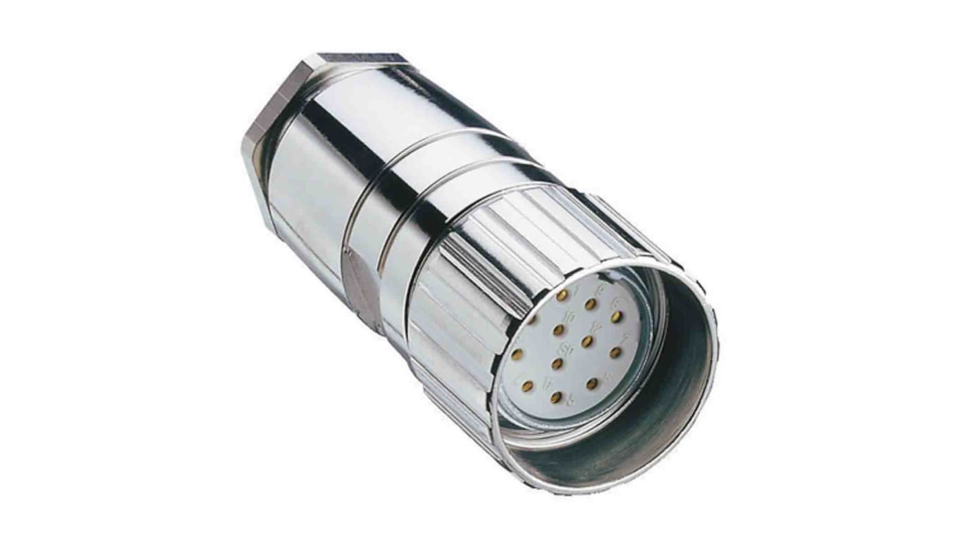 Lumberg Automation Circular Connector, 12 Contacts, Cable Mount, M23 Connector, Socket, Female, IP65, RKC Series