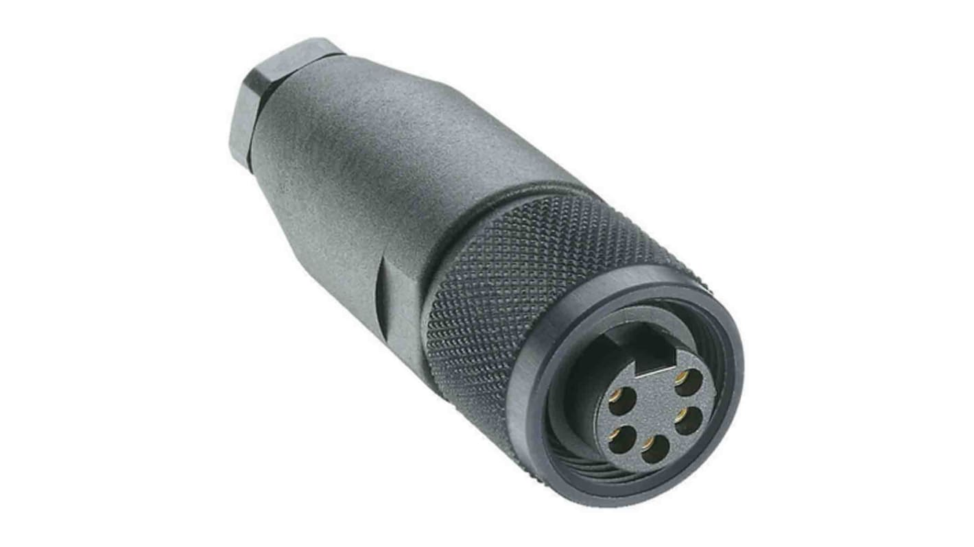 Lumberg Automation 7/8圆形连接器插座, 5芯, 电缆安装, 螺钉端接, 9.0A, 250.0V, IP67, RKC系列