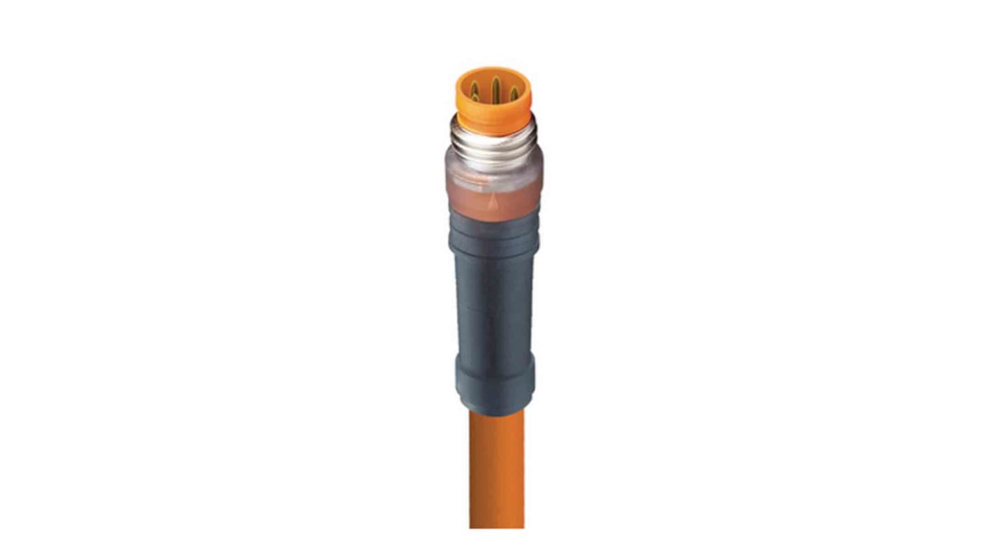 Lumberg Automation Straight Male 4 way M8 to Unterminated Sensor Actuator Cable, 2m