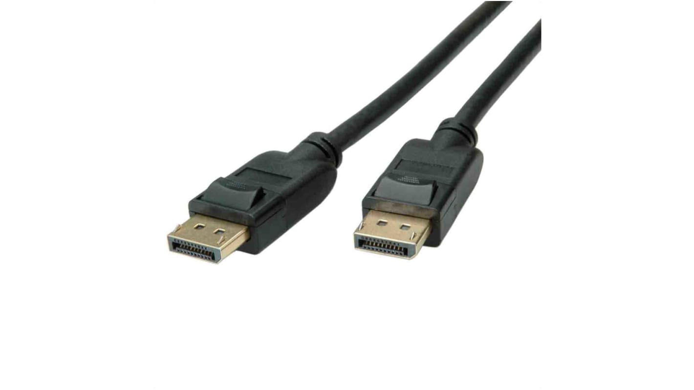 Roline Male DisplayPort to Male DisplayPort  Cable, 2m