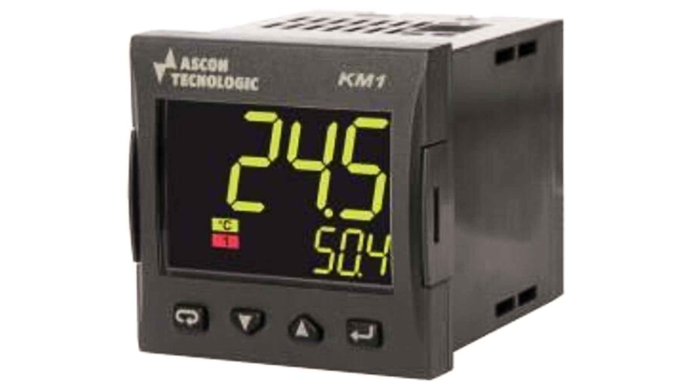 Rs-Online Termoregolatori PID Ascon KM3 24 V c.a. 24 V c.c. 48 x 48mm 4 uscite Relè SSR