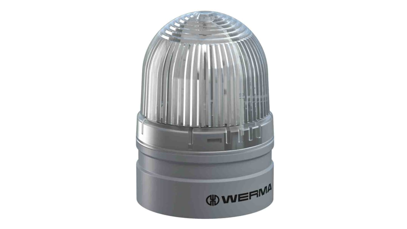Segnalatore Lampeggiante, Fisso Werma, LED, Bianco, 24 V