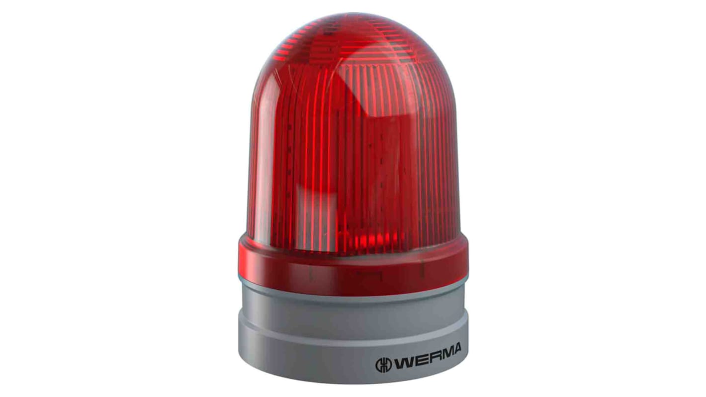 Segnalatore EVS, Lampeggiante Werma, LED, Rosso, 12 V, 24 V