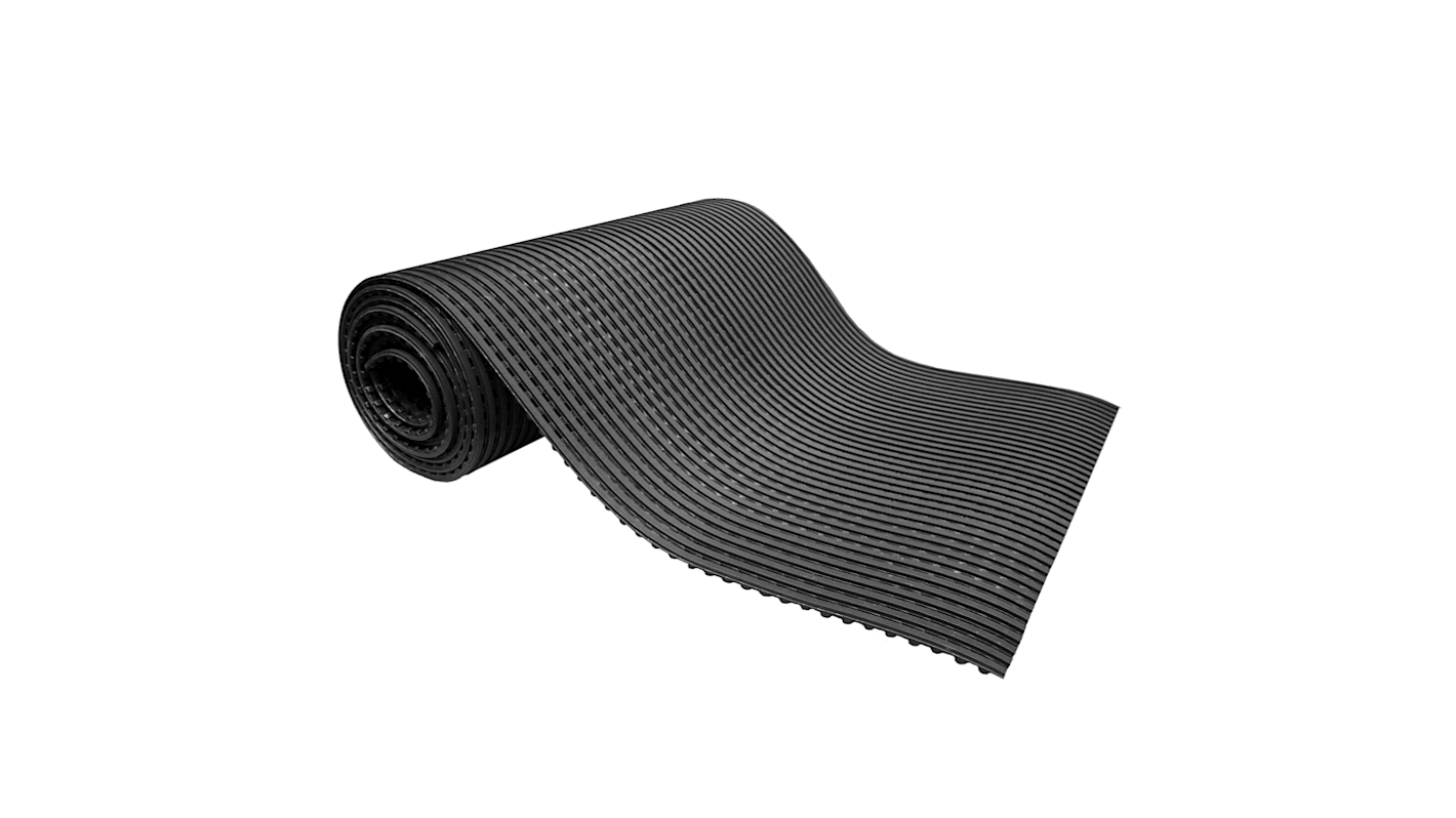 Tappetino Coba Europe in Vinilico, 1.0m x 10m x 11.5mm, col. Nero
