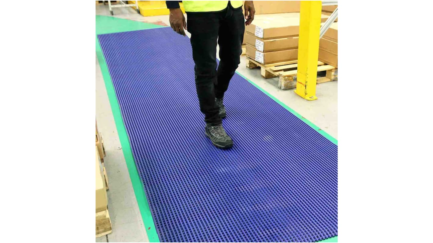 Coba Europe DS02 PVC Anti-Fatigue Mat, 1.0m x 10m x 11.5mm