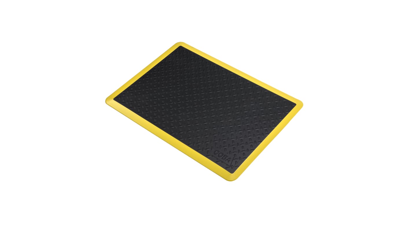 Coba Europe COBAelite® Diamond PU Anti-Fatigue Mat, 0.6m x 0.9m x 18mm