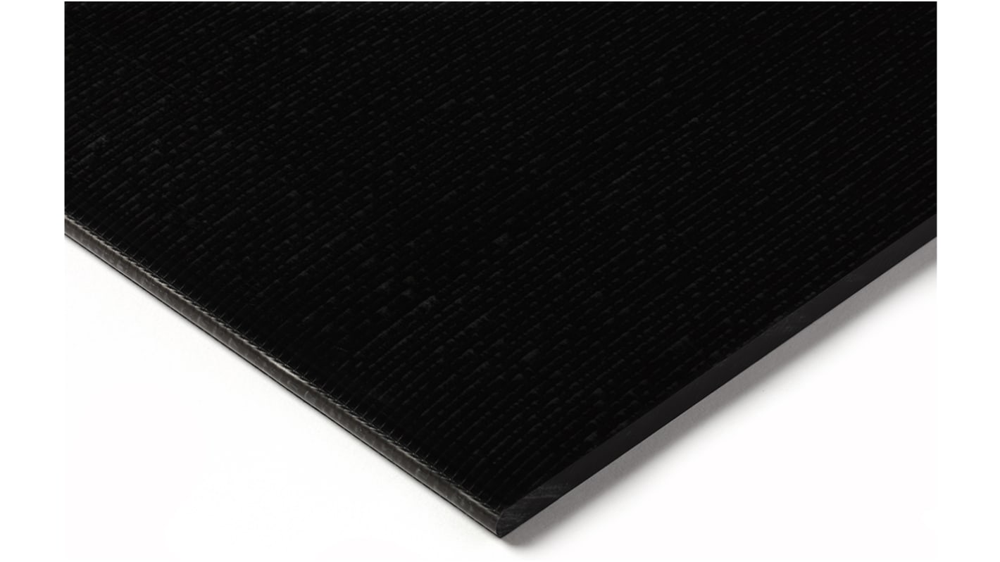 Lámina de plástico, Negro, 500mm x 330mm x 10mm
