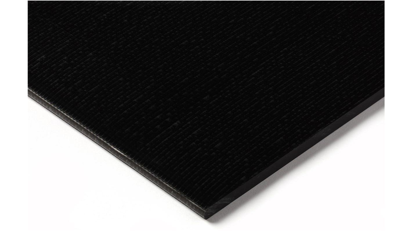 Lámina de plástico, Negro, 500mm x 330mm x 12mm