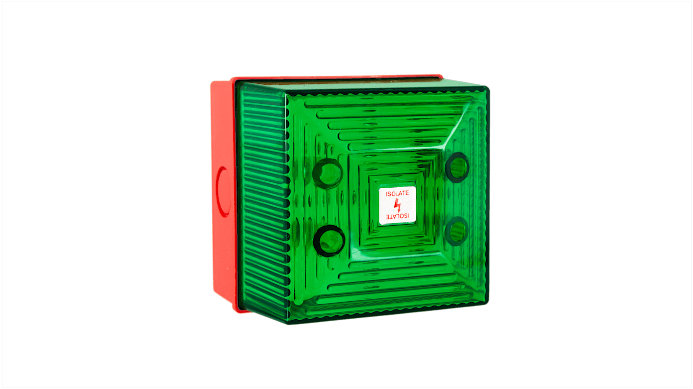 Segnalatore Lampeggiante Clifford & Snell, Xeno, Verde, 115 V c.a.