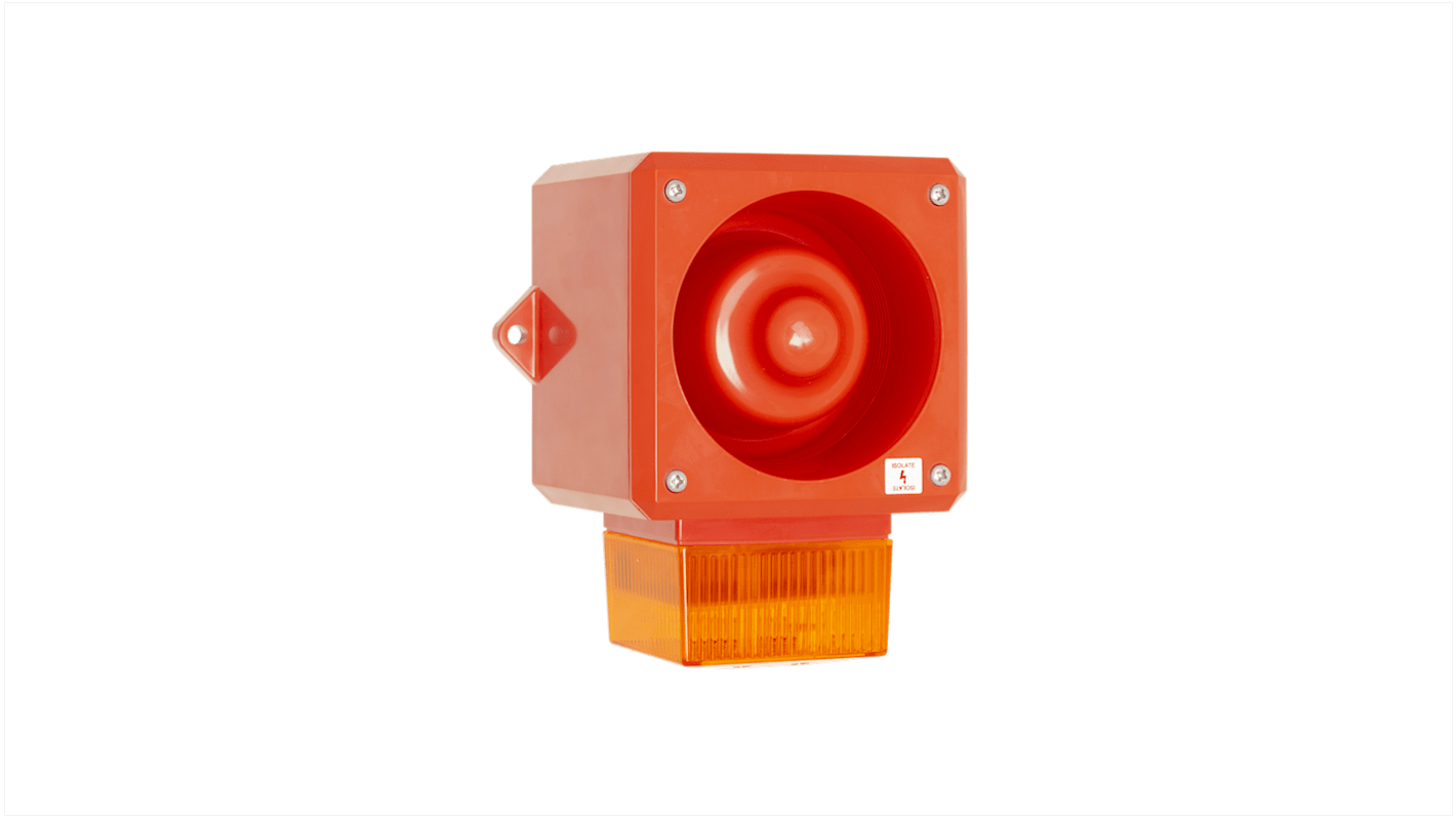 Clifford & Snell YL50 Xenon, Stroboskop-Licht Alarm-Leuchtmelder Orange / 112dB, 115 V ac