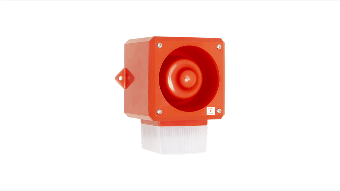 Clifford & Snell YL50 Xenon, Stroboskop-Licht Alarm-Leuchtmelder Opal / 112dB, 115 V ac