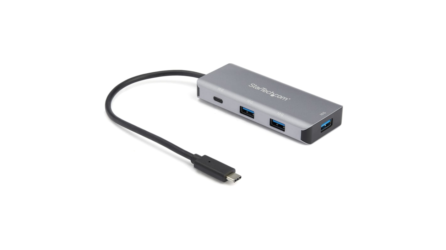 StarTech.com 4 Port USB 3.1 USB A, USB C  Hub, USB Bus Powered, 144 x 207 x 38mm
