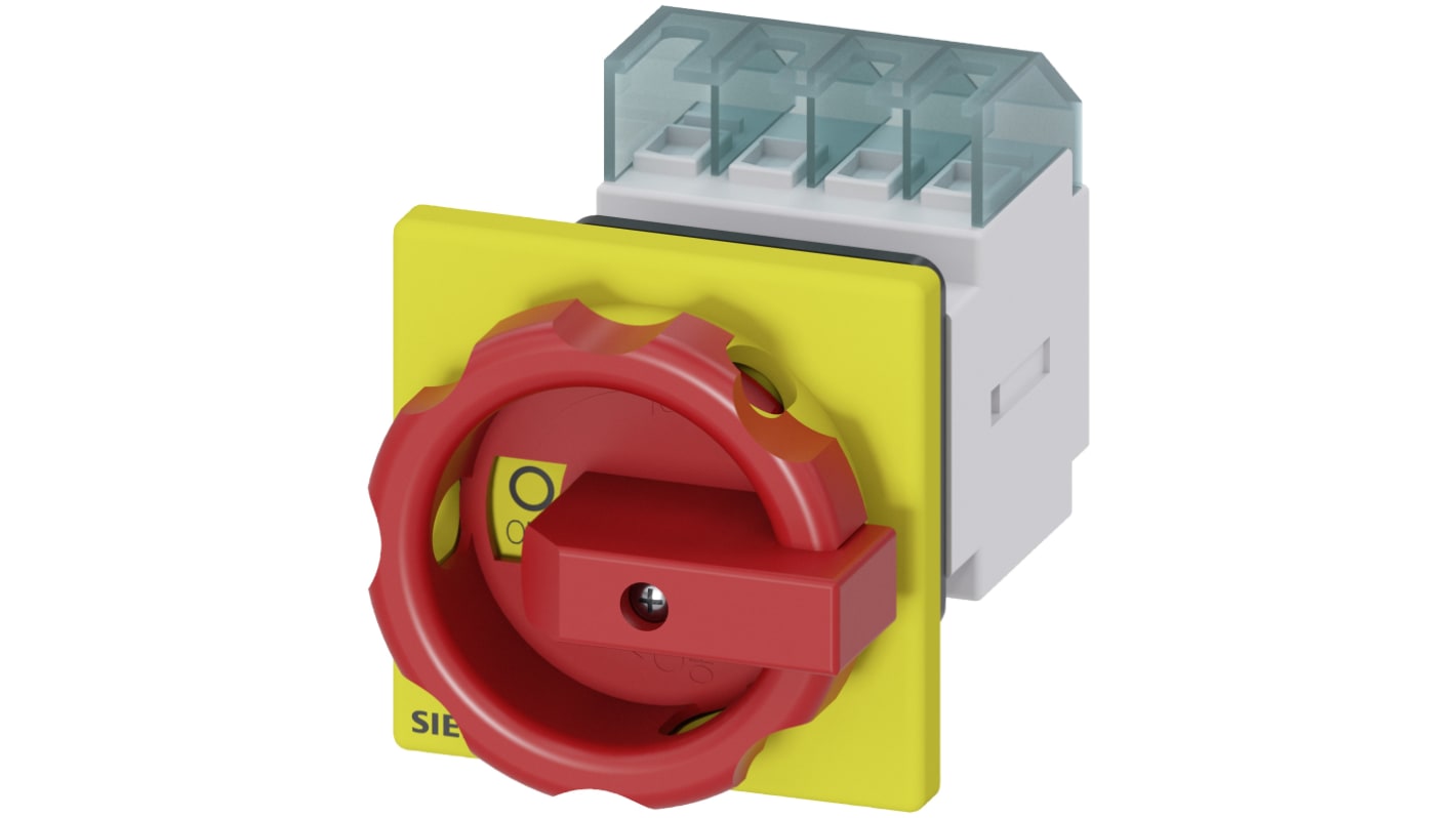 Interruttore sezionatore Siemens 3LD2054-0TK53 serie 3LD, 3P, 16A, 690V, Montaggio a pannello, IP65