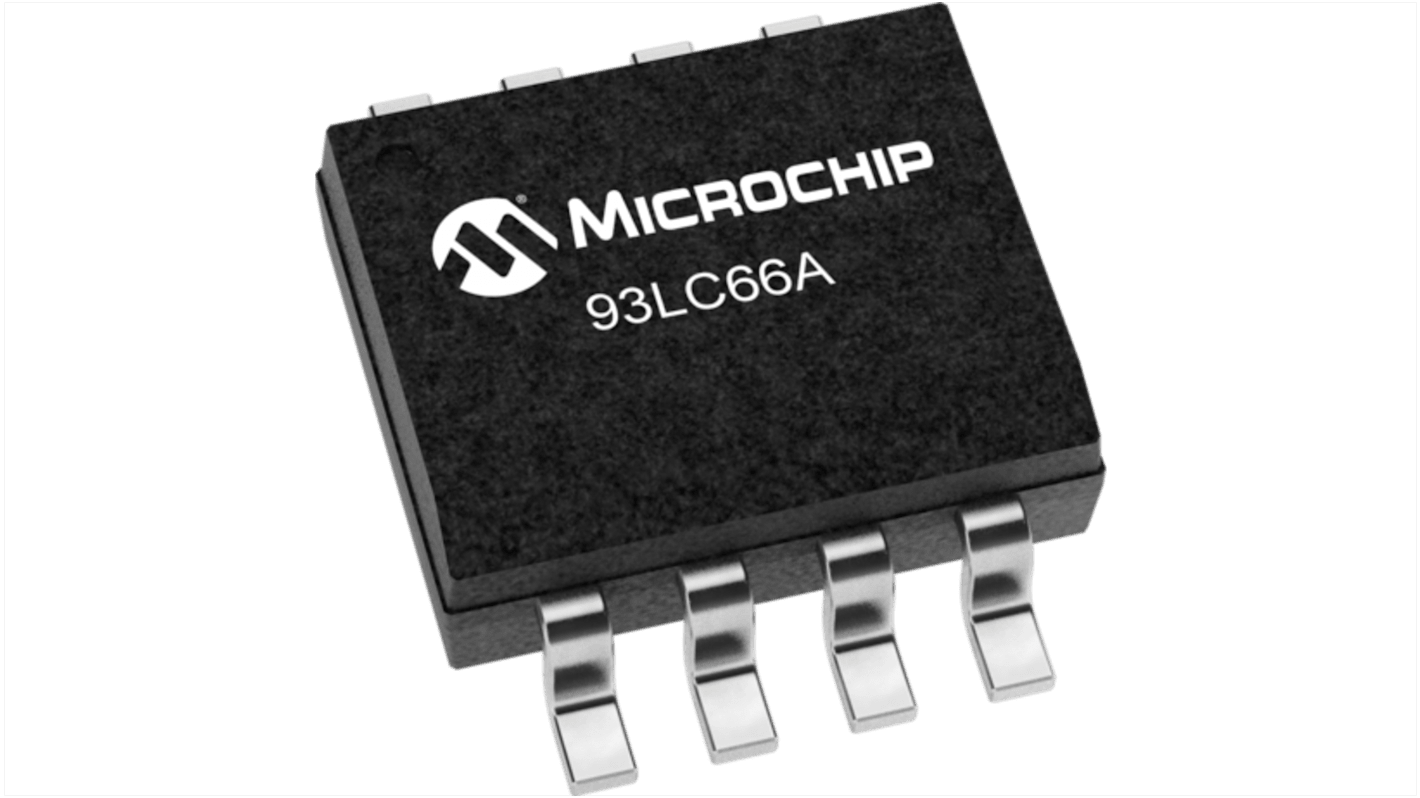 Microchip 4kbit EEPROM-Speicherbaustein, Serial-Microwire Interface, SOIC, 250ns SMD 512 x 16 Bit, 512 x 8-Pin 8bit