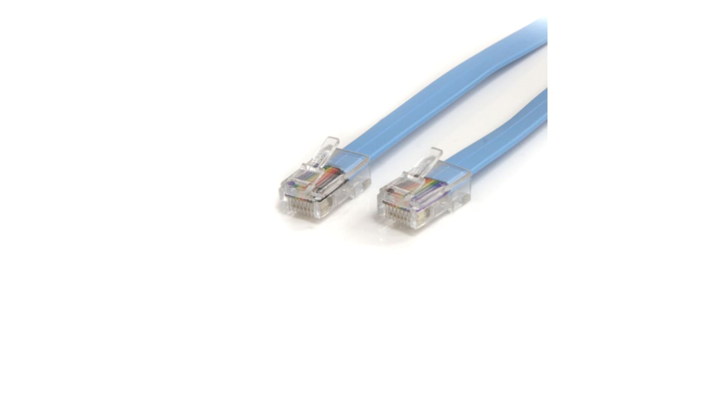 StarTech.com, 1.8m, Blue RJ45 to Male RJ45 Male, Terminated PVC Sheath