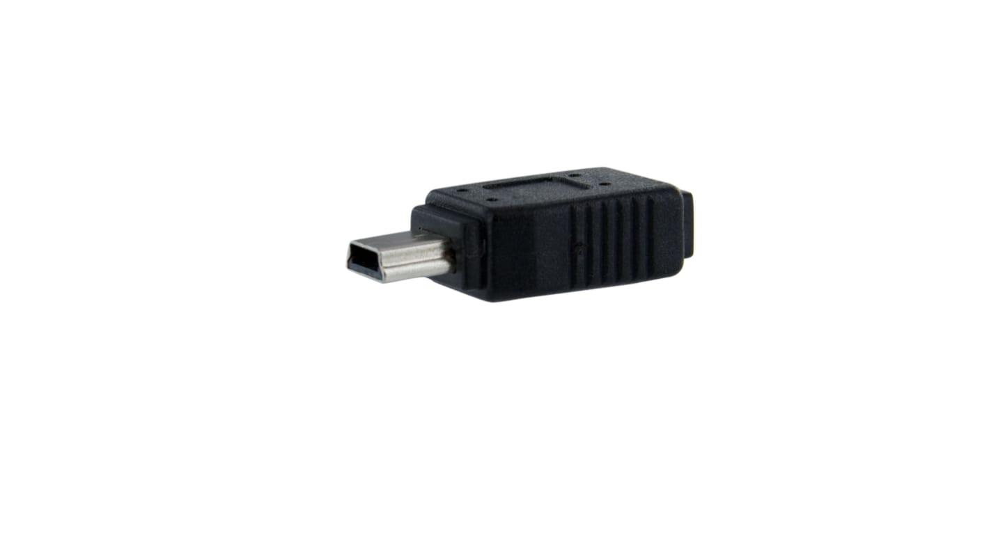 StarTech.com USB 2.0, Female Micro USB B to Male Mini USB B, 480Mbps, 31.3mm