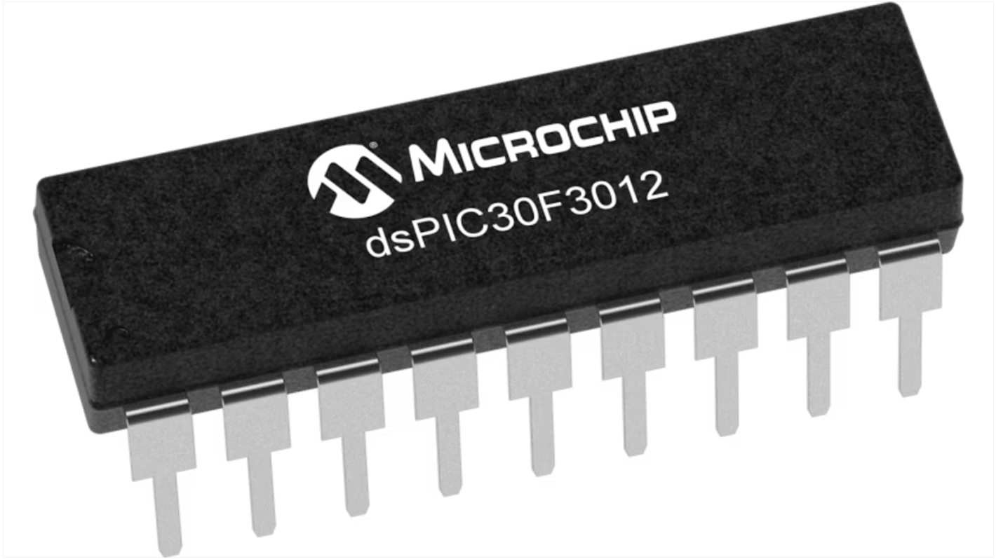Microchip DSPIC30F3012-30I/P, 16bit dsPIC Microcontroller, dsPIC30F, 25MHz, 24 kB Flash, 18-Pin PDIP